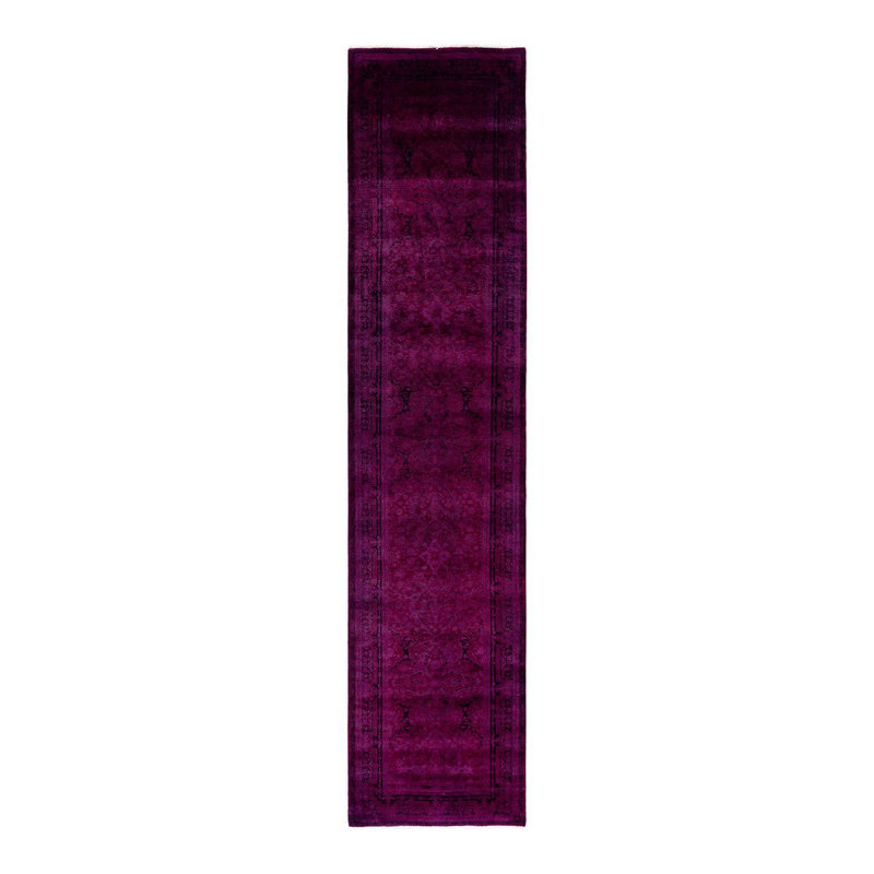 Fine Vibrance One-of-a-Kind 2' 7" X 11' 10" Hand Knotted Area Rug