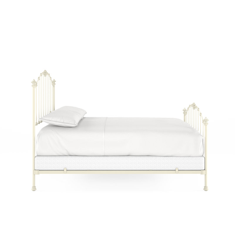 171 Country French Bed | Complete Standard, King, Gloss Off-White