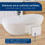 Baignoire de trempage profonde 67 po