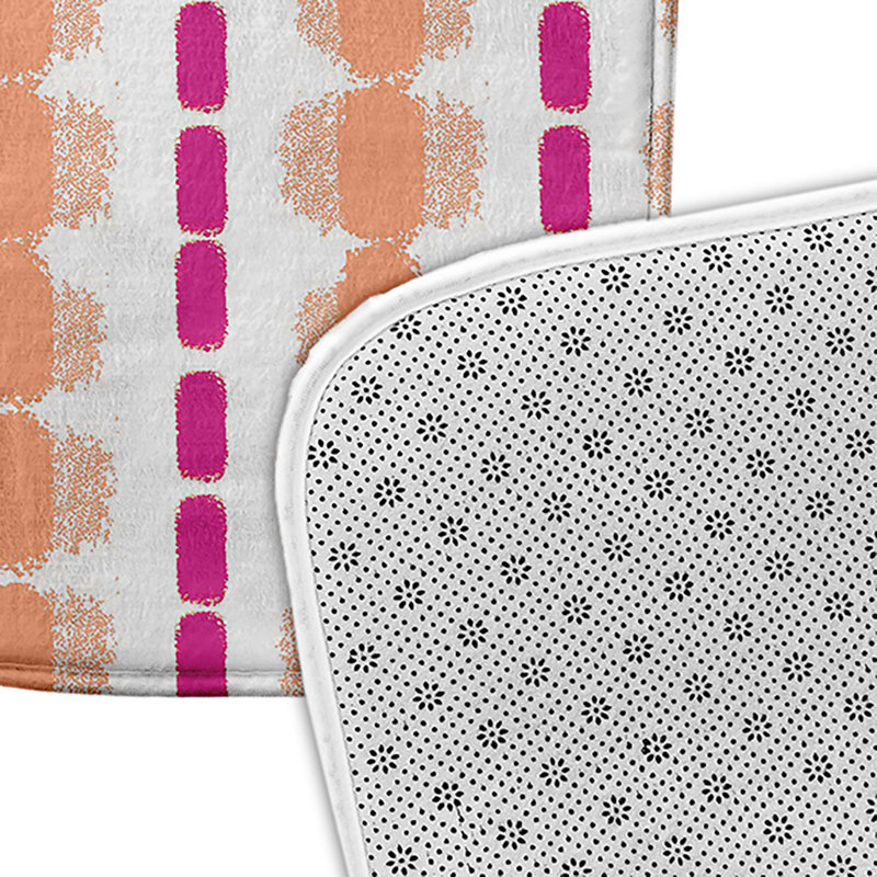 Tapis de bain Funky Junky, L 21 po x L 34 po, Rose