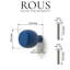 ROUS Hardware Mid Century Modern Sphere Knob-1884987352
