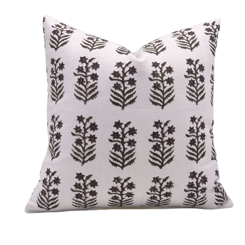 Housse de coussin intérieur / extérieur Floral Linen, H 36 po x l 14 po