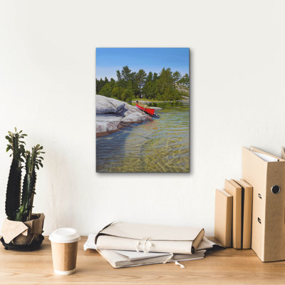 Epic Graffiti 'Clear Reflections 1'  by Kenneth M Kirsch Canvas Wall Art, 12" x 16"