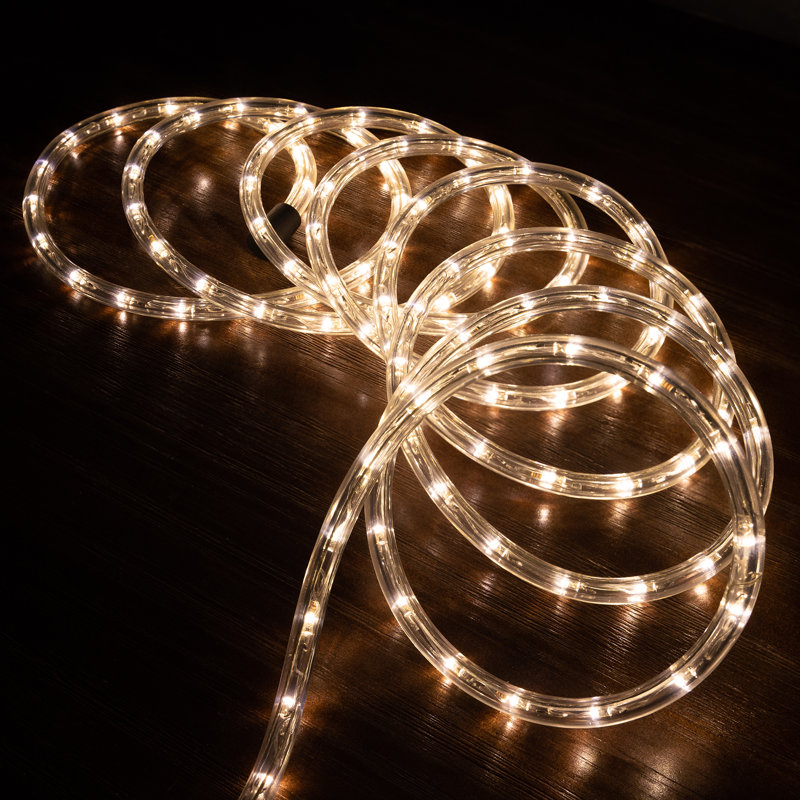 Cordon lumineux, H 0,5 po x l 0,5 po x P 1800 po, Blanc froid