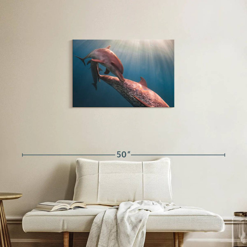 Brampt Amazon River Dolphins, 20" H x 30" W