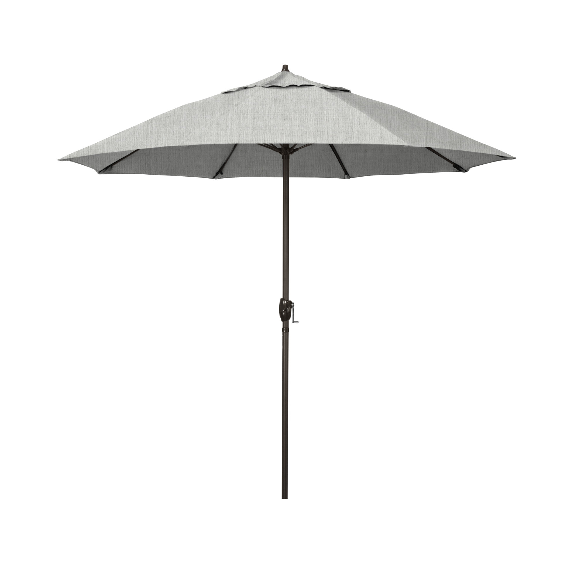 Gino 7.5' Market Sunbrella Umbrella, Canvas Granite Sunbrella® Canvas