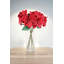 Poinsettia rouge 33 po - Décoration de Noël artificielle, plante artificielle de Noël pour la maison, couronnes et centres de table, ensemble de 2