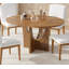 Ensemble de table de salle à manger extensible 5 pièces avec rallonge amovible pour petits espaces-130914765-130914761-130914764-130914762