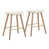 White Washed Wood/Chrome Metal n'est pas disponible