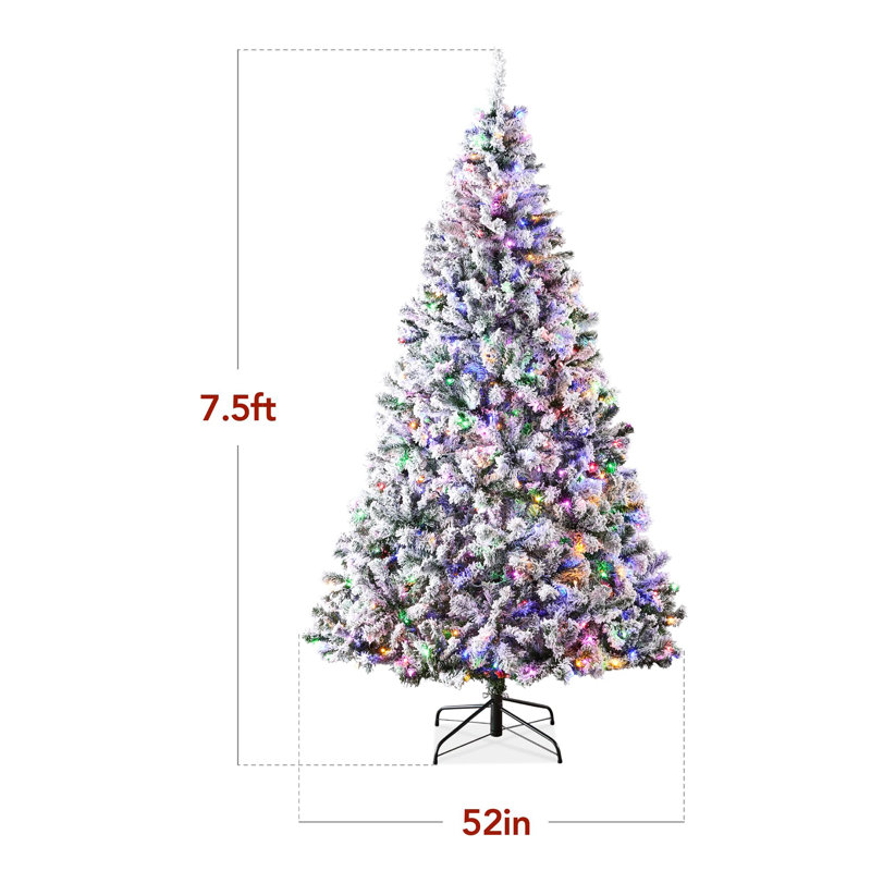 Arbre de Noël artificiel illuminé 6 pi, 7.5'