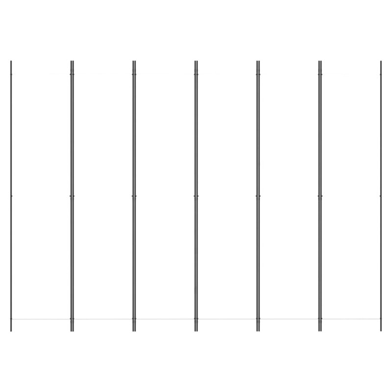 Kasimir Folding Room Divider, 6, 220cm H x 300cm W, White