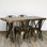 Table de salle à manger extensible en bois massif Monarch