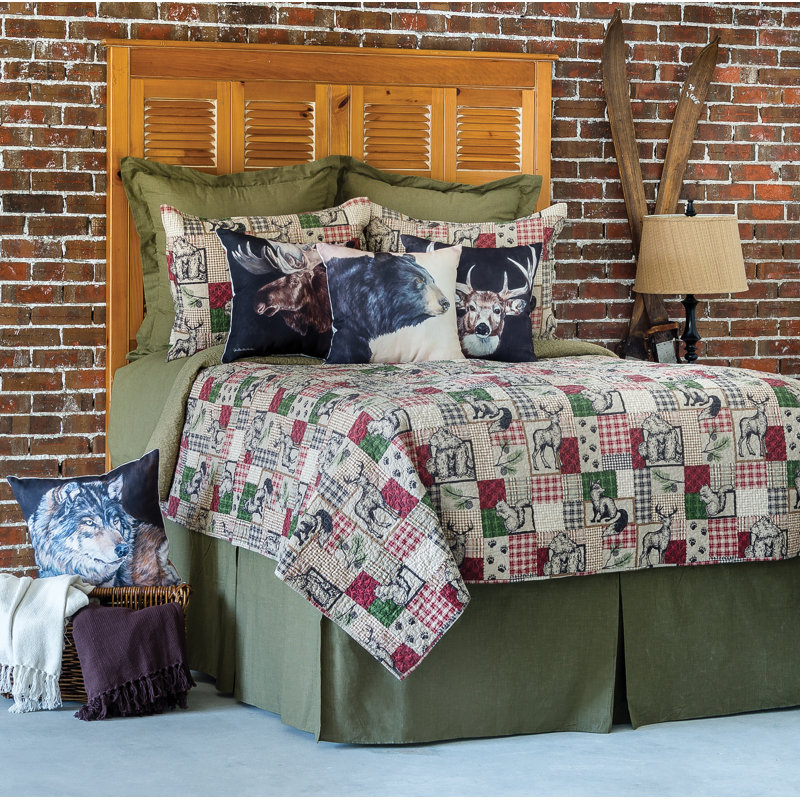 Caleb Loadge Cotton Reversible Quilt Set, Twin