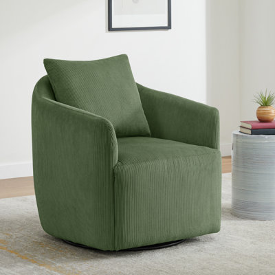 Upholstered Swivel Armchair