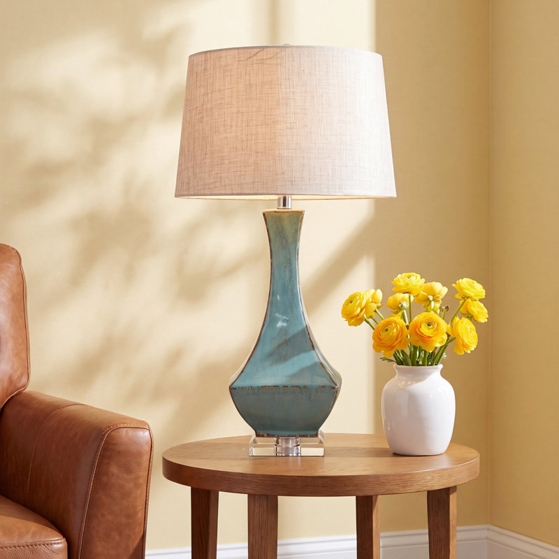 Sterling 31" H Table Lamp, Gray
