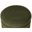 42cm Wide Round Solid Colour Pouffe Ottoman
