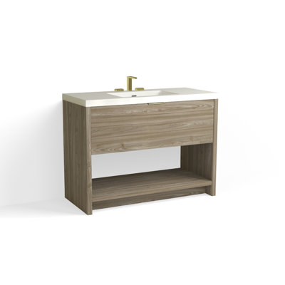 Vista 48" W Freestanding Single Bathroom Vanity