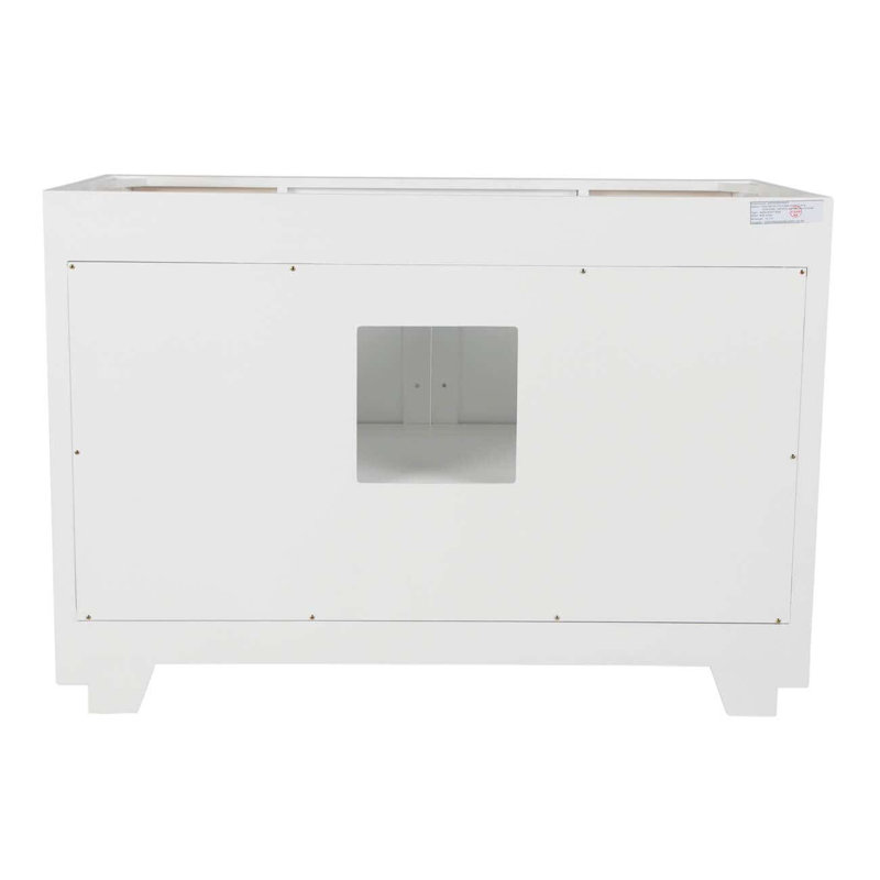 Base de meuble-lavabo simple 47,25 po seulement, Chêne clair