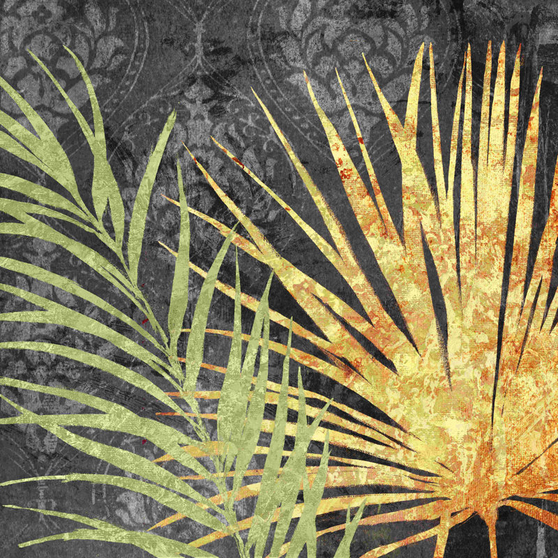 «Textured Plants 1», impression sur toile tendue, H 20 po x l 20 po