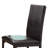 Rikkilee Faux Leather Upholstered Metal Side Chair
