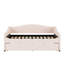 Lit de jour rembourré beige avec lit gigogne et twist-1229827338-1229827343
