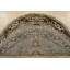 Tapis oriental en laine bleu noué à la main 5 pi x 4 pi 11 po Heriz