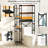 Over The Toilet Storage with 2 Drawers, 7 Tier Over Toilet Organizer with Height Adjustable Shelves and Hooks-1103666006