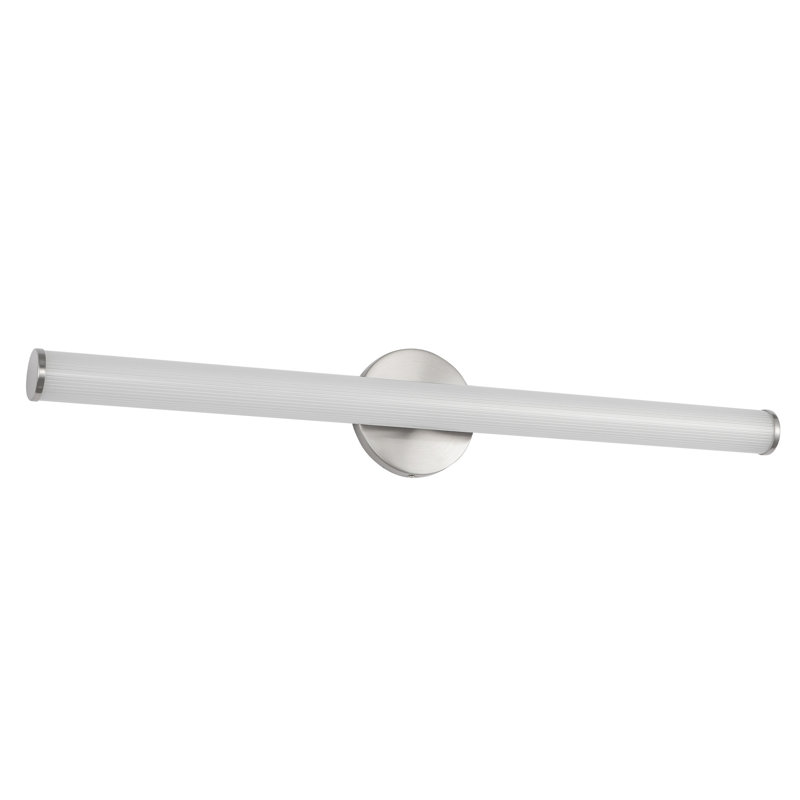 Vire 30-in Black dimmable LED Wall Sconce, Nickel
