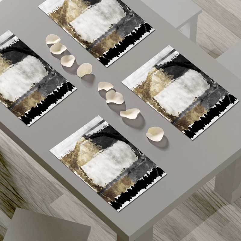 Napperon abstrait en polyester