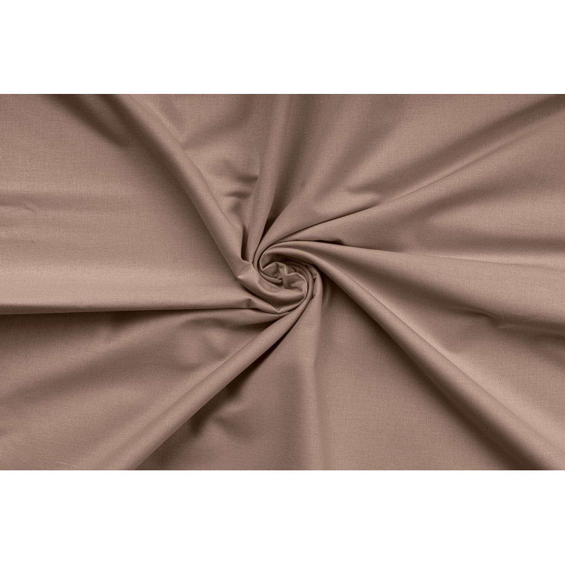 Luxurious Ranforce King Quilt Cover Set, 100% Cotton, Brown | Duvet Cover 102.4 x 86.6 inches, 2 Pillowcases 19.7 x 31.5 inches | 155 Thread Count, Button Closure, Machine Washable, Elegant Bedding Upgrade