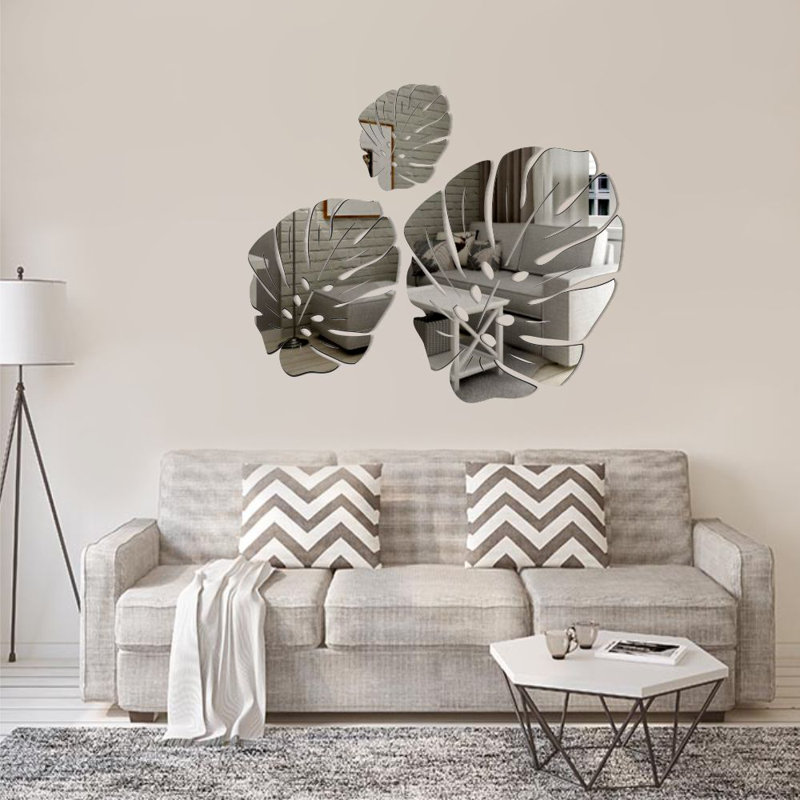 Belvue Wall Mirror, Silver