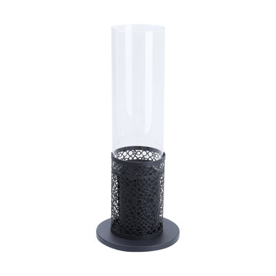 Mantra Metal Bio-Ethanol Outdoor Tabletop Fireplace with Flame Guard
