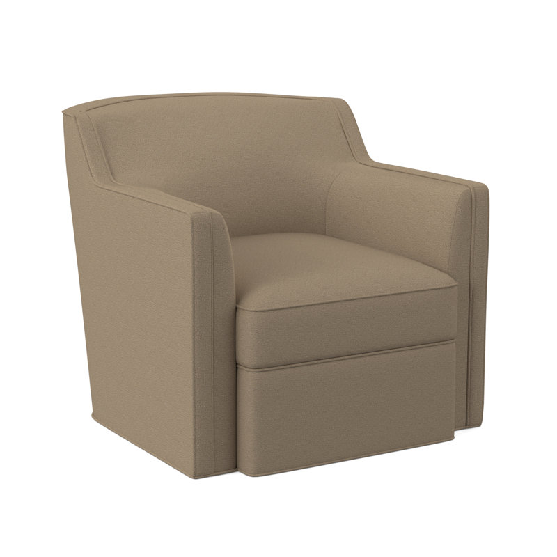 Camber Swivel Armchair, Elise Flax 100% Polyester