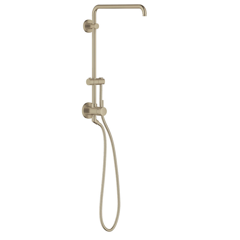 Retro-Fit™ Diverter Complete Shower System, Brushed Nickel Infinity