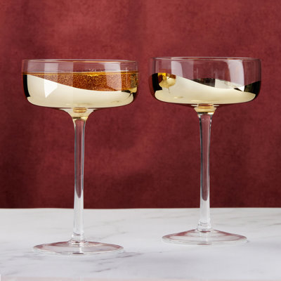Wave 8.5oz. Champagne Coupe Set