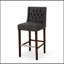 Tabouret de bar pivotant à losange avec réglage de la hauteur à gaz et siège en similicuir confortable de différentes couleurs-2104797162