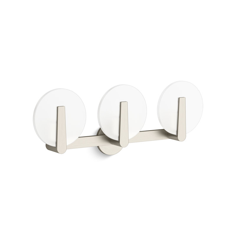 Hint Three-Light Sconce, Brushed Nickel