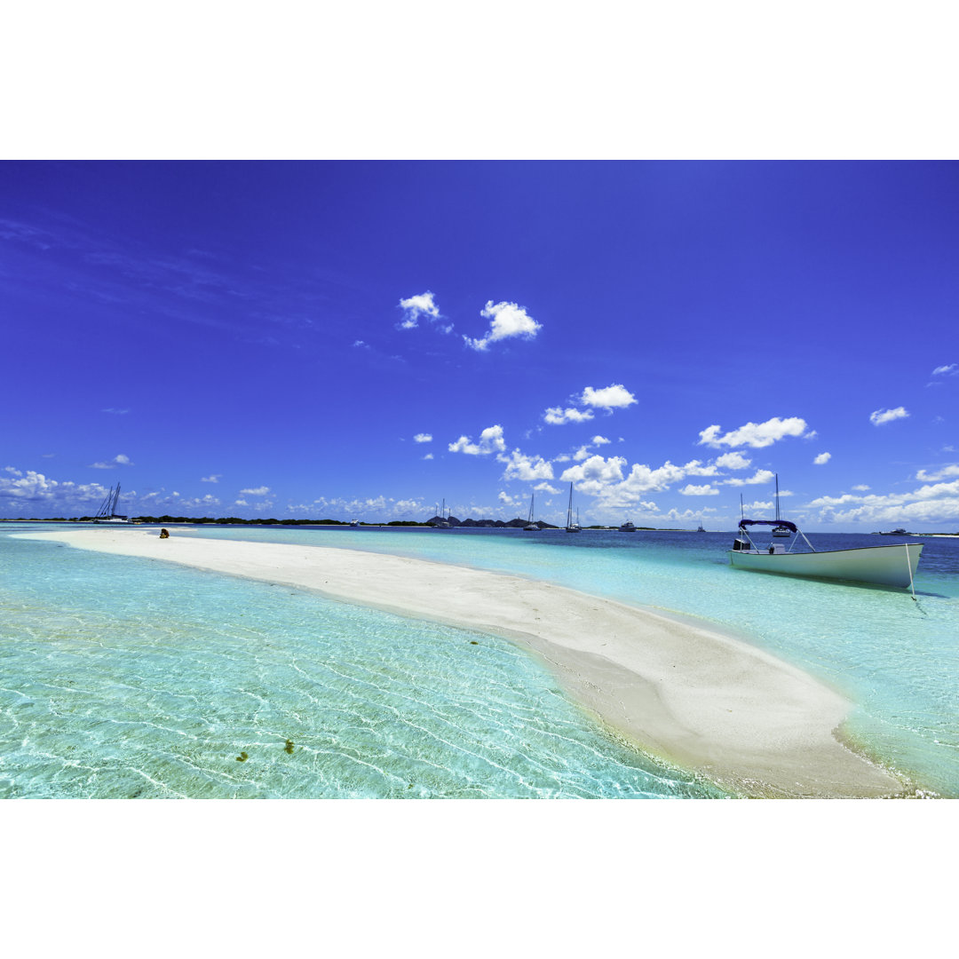 Cay Strand in Los Roques - Leinwandbild