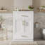 Meuble-lavabo de 24 pouces avec lavabo en céramique intégré, rangement spacieux et conception moderne pour les petites et moyennes salles de bain-1837596331