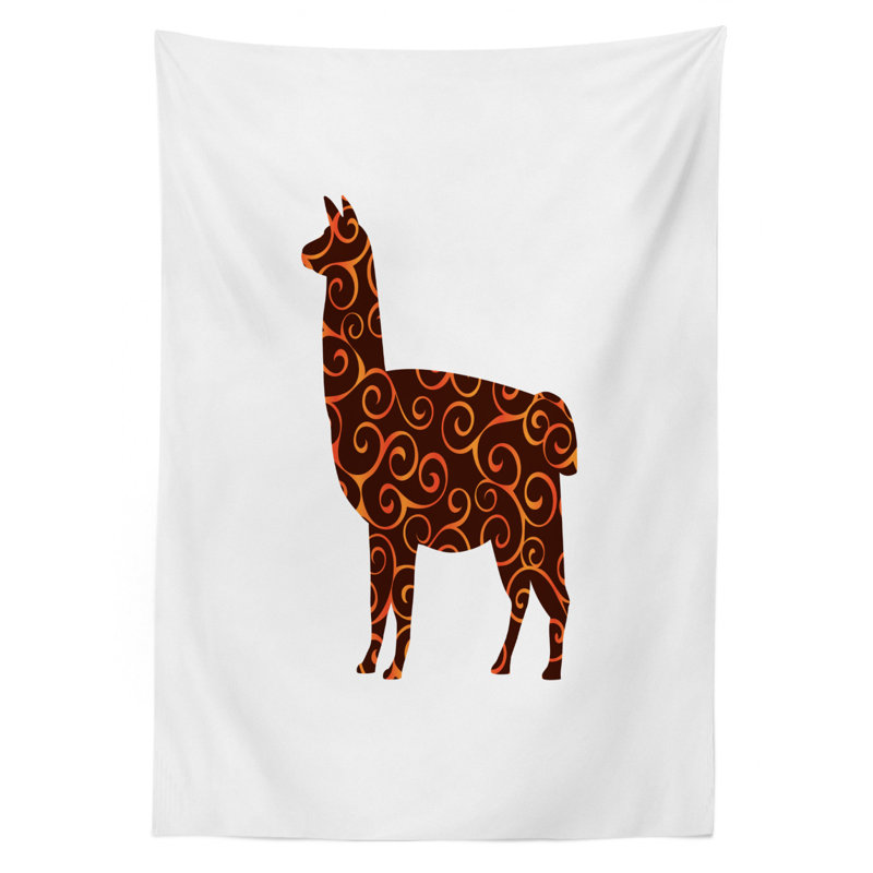 Llama Tablecloth, 70" x 52"
