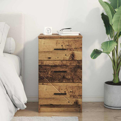38cm W Manufactured Wood Bedside Table