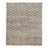 Hand Knotted Chevron Area Rug