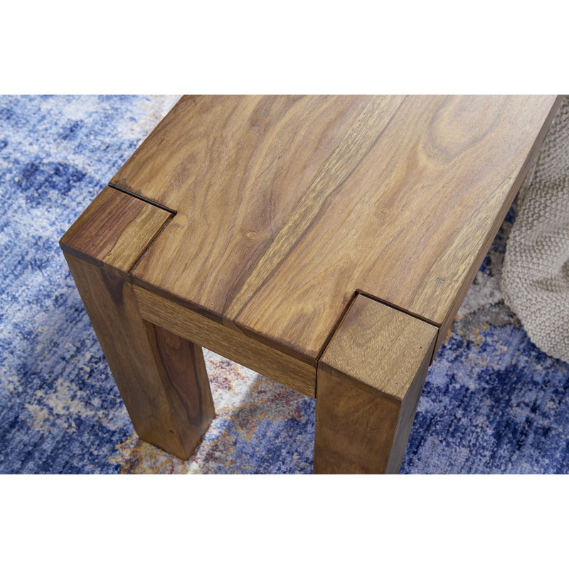 Warrenville Solid Wood Bench, 45cm H x 160cm W x 35cm D, Sheesham