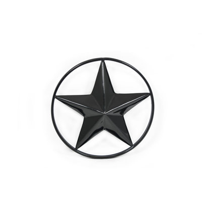 Fe26 3D Star Ornamental Insert Gloss Black