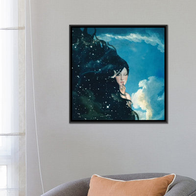 « lady night », impression sur toile