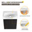 Meuble-lavabo flottant simple 16 po avec lavabo en céramique, meuble-lavabo mural 1 porte-387301593