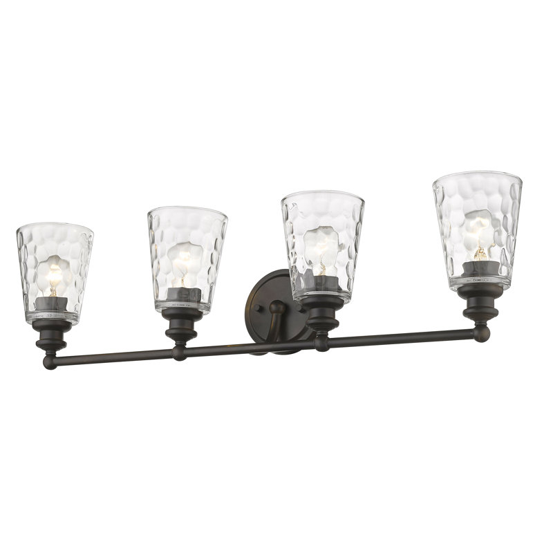 Fantine Dimmable Vanity Light, Oil-Rubbed Bronze, 4 Lights