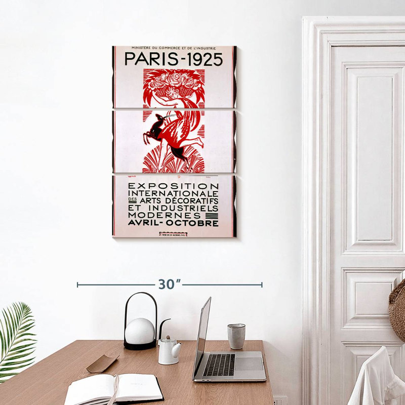 Exposition internationale Masam, Paris, 1925, H 32 po x l 20 po