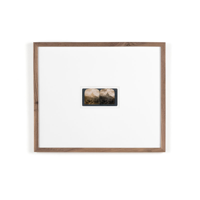 Looking At The Matterhorn Print by Gold Rush Art Co.