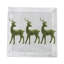 Serviettes de table en satin de coton Moss Reindeer